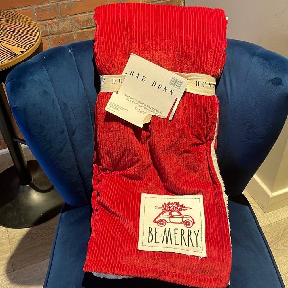 Christmas Blanket, Brand New!